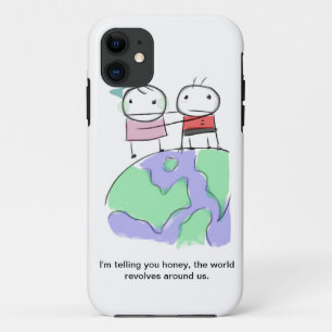 Monsterize著かわいい地球を好む落書き iPhone 11 ケース