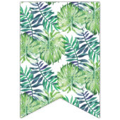 Monsterra Deliciosaのハワイのヒップスターのルアウ(ハワイ式宴会) バンティングフラッグ (第2の旗)