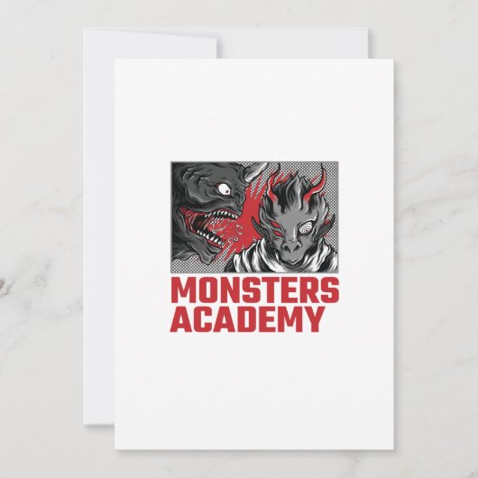 MONSTERS ACADEMY 招待状 (正面)
