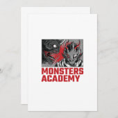 MONSTERS ACADEMY 招待状 (正面/裏面)