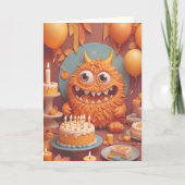 Monster's Birthday Bash カード (正面)