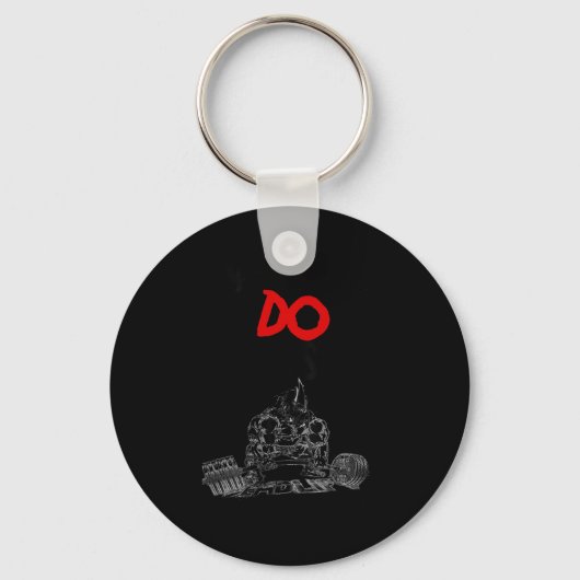 Monsters Do Exist Werlifting Motivational _1  キーホルダー (正面)