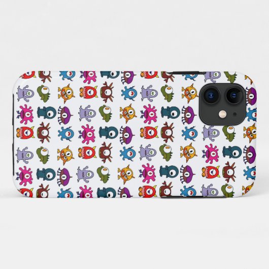 Monsters dots Case-Mate iPhoneケース (裏面(横))