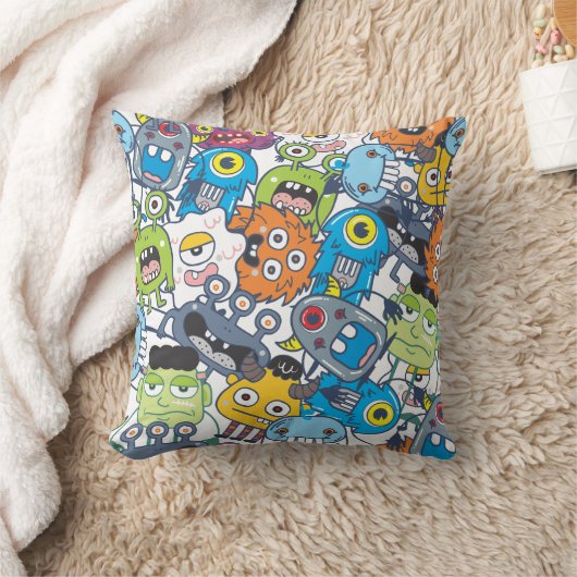 Monsters in the Box TR クッション (ブランケット)
