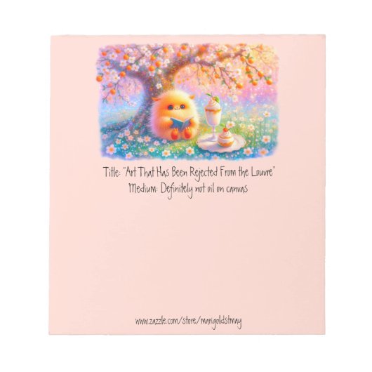 Monsters in the Orange Grove Notepad ノートパッド (正面)