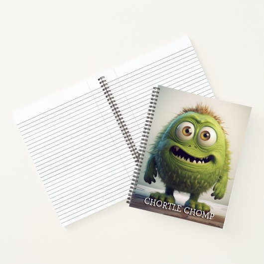 Monsters May...Laugh and Crunch ノートブック (内部)