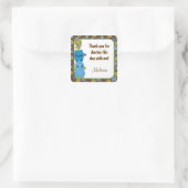 MONSTERS Peek a Boo Baby Shower squareステッカーPAB スクエアシール (バッグ)