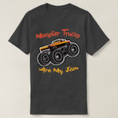 Monsters Trucks Are My Jam Tシャツ (デザイン正面)