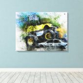 Monstertrunk キャンバスプリント (インサイチュ (ウッドフロア))