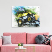 Monstertrunk キャンバスプリント (インサイチュ (リビング))