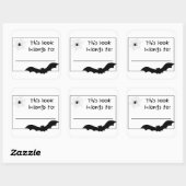 Monsterville "この本は"ステッカーに属する スクエアシール (シート)