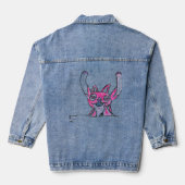 Monstre rose Denim Jacket デニムジャケット (裏面)