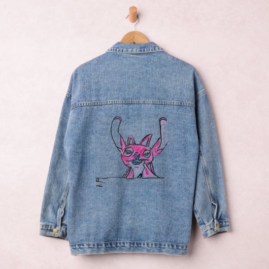 Monstre rose Denim Jacket デニムジャケット (ハンガー)