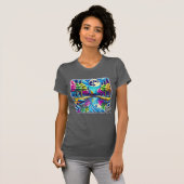 Monstream Creek Pop-Art Nature Design T-Shirt Tシャツ (正面フル)