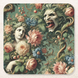 Monstres au Paradis – Gothic Victorian スクエアペーパーコースター