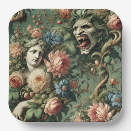 Monstres au Paradis – Gothic Victorian ペーパープレート