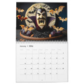 Monstrous Munchies:恐ろしい食べ物の1年 カレンダー (1月 2026)