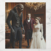 Monstrous Soiree：エドワルドの夜景 ワインラベル (シングルラベル)