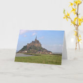 Montの聖者のミケーレの水彩画の挨拶状 カード (黄色い花)