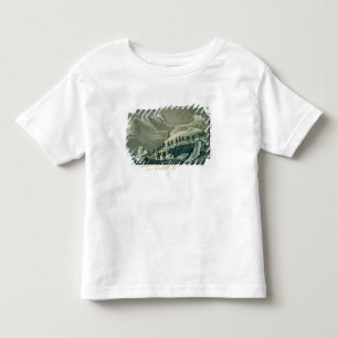 Mont BのSummmitへの氏のDe Saussure上昇 トドラーTシャツ