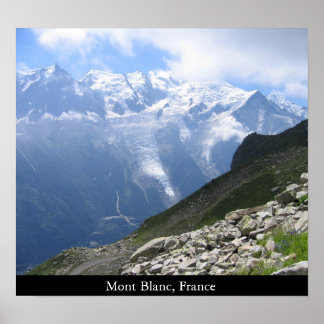 Mont Blanc, France ポスター