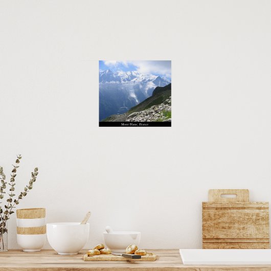 Mont Blanc, France ポスター (キッチン)