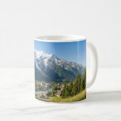 Mont Blanc French Alps Chamonix Mountain Peak コーヒーマグカップ (正面右)