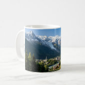 Mont Blanc French Alps Chamonix Mountain Peak コーヒーマグカップ (正面左)