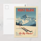 Mont Blanc Winter Escape ポストカード (正面/裏面)