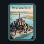 Mont-Saint-Michel France Illustration Travel Art マグネット<br><div class="desc">Mont-Saint-Michel in a vector art style. Mont-Saint-Michel,  a magical island commune in Normandy,  France,  is famous for its dramatic tides,  medieval abbey,  and stunning panoramic views.</div>