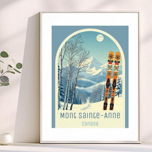 Mont Sainte-Anne Canada ski resort  ポスター