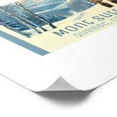 Mont Sutton Quebec Canada ski vacation Poster ポスター (角)