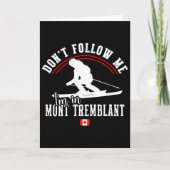 Mont Tremblant Canada Ski Resort Quebec Skiing Sou カード (正面)