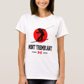 Mont Tremblant Québec Canada Ski Resort Skiing Sou Tシャツ (正面)