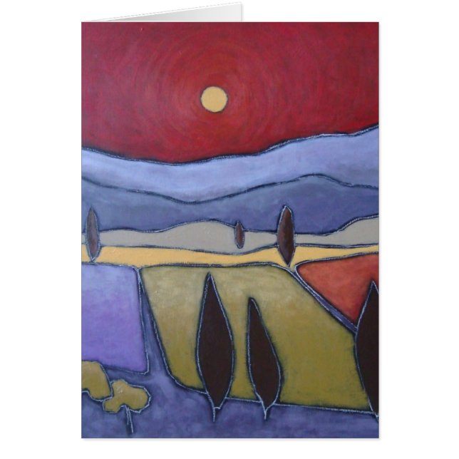 Mont Ventoux IIの芸術カード (正面)