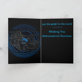 montage inkスケッチ-中心にスポーツカーを搭載。  カード (内部)