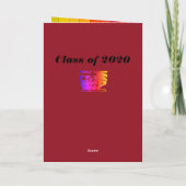 montage inkスケッチ-中心にスポーツカーを搭載。 カード (裏面)