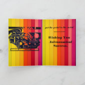 montage inkスケッチ-中心にスポーツカーを搭載。 カード (内部)