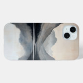 Montagnes et Rivière – Peinture Abstraite 🌄🎨 Case-Mate iPhoneケース (裏面 (横))