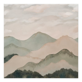 Montagnes Serein ポスター