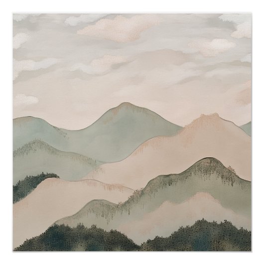 Montagnes Serein ポスター (正面)