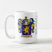 Montague、起源、意味および頂上 コーヒーマグカップ (左)