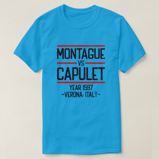 Montague vs Capulet Tシャツ (デザイン正面)