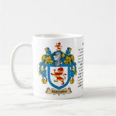 Montalvo、起源、意味および頂上 コーヒーマグカップ (左)