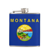 Montana状態フラグデザイン フラスク (正面)