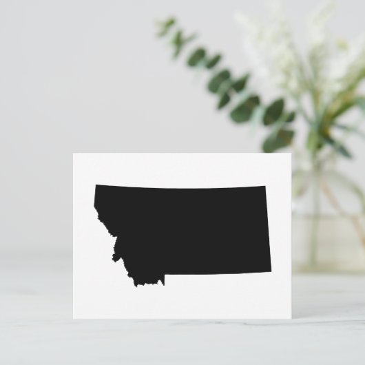 Montana発表への独自の移行の作成 ポストカード (スタンド正面)