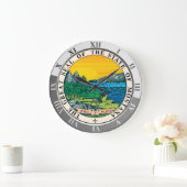 Montana ラージ壁時計 (ホーム)