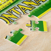 Montana 11x14  Illustrated Map Puzzle ジグソーパズル (側面)