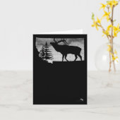 Montana Elk Hunter  カード (黄色い花)