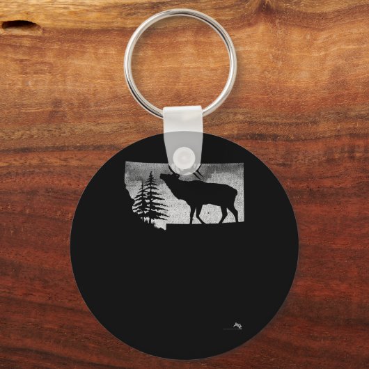 Montana Elk Hunter キーホルダー (正面)